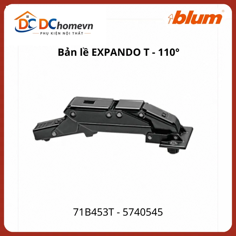 Bản lề tích hợp giảm chấn góc mở 110° 71B453T 5740545