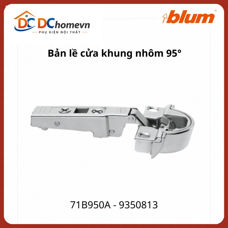Bản lề tích hợp giảm chấn góc mở 95° 71B950A 9350813