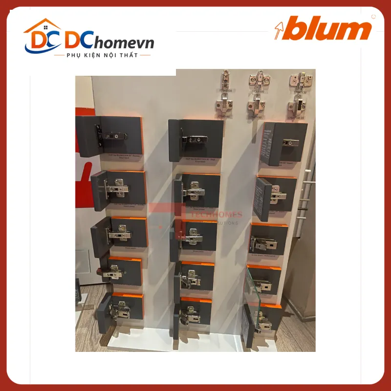 Bản lề Blum tích hợp giảm chấn góc mở 95° 71B950A 9350813
