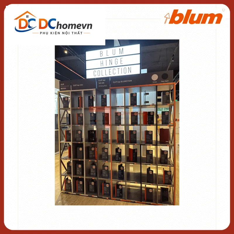 Bản lề Blum tích hợp giảm chấn góc mở 95° 71B950A 9350813