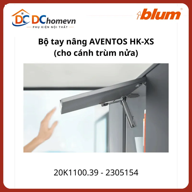 Bộ tay nâng Blum AVENTOS HK-XS 20K1100.39 2305154
