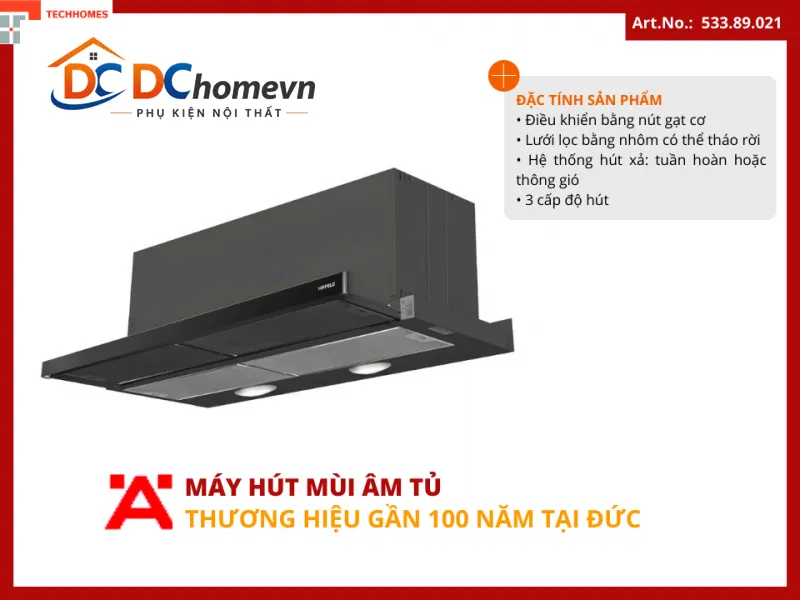 MÁY HÚT MÙI HAFELE HH-SG70A 533.89.021