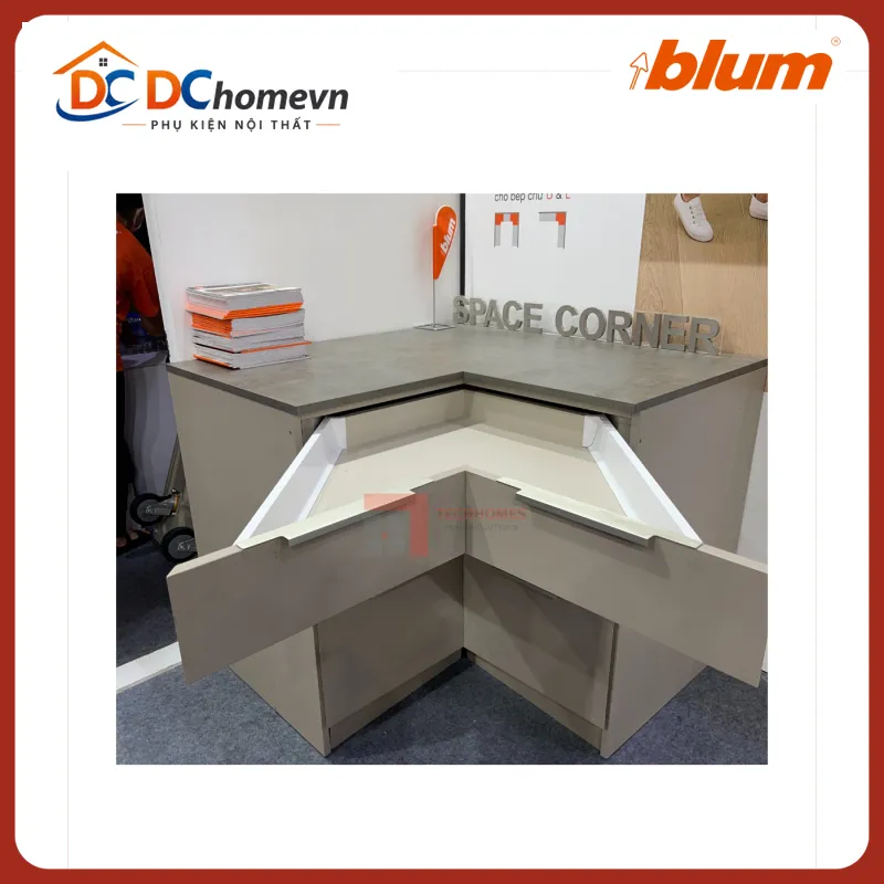 Ngăn kéo góc Blum SPACE CORNER X6 8557208