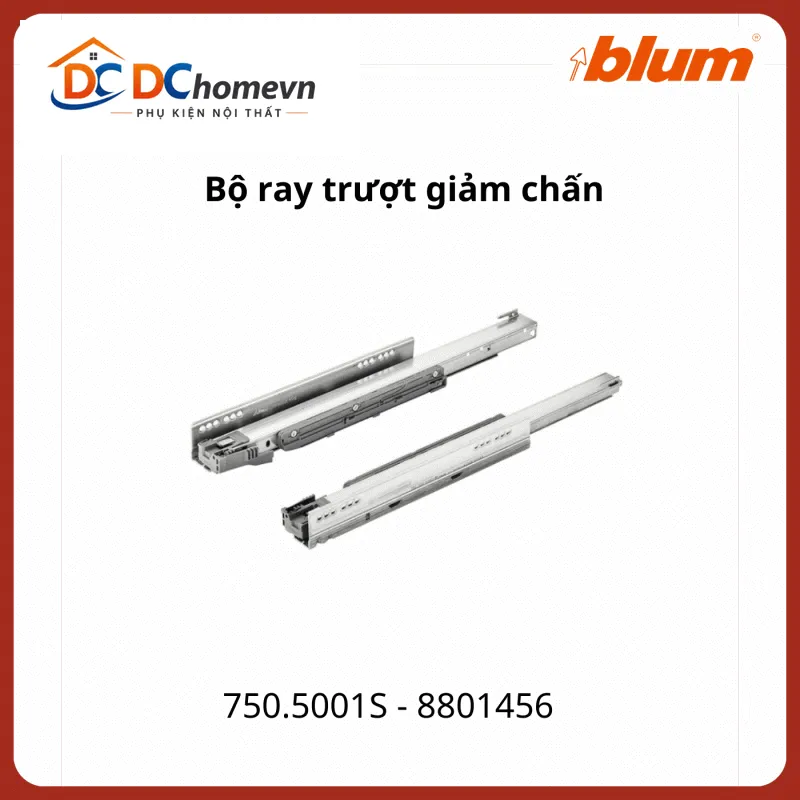 Ray giảm chấn Blum 750.5001S 8801456