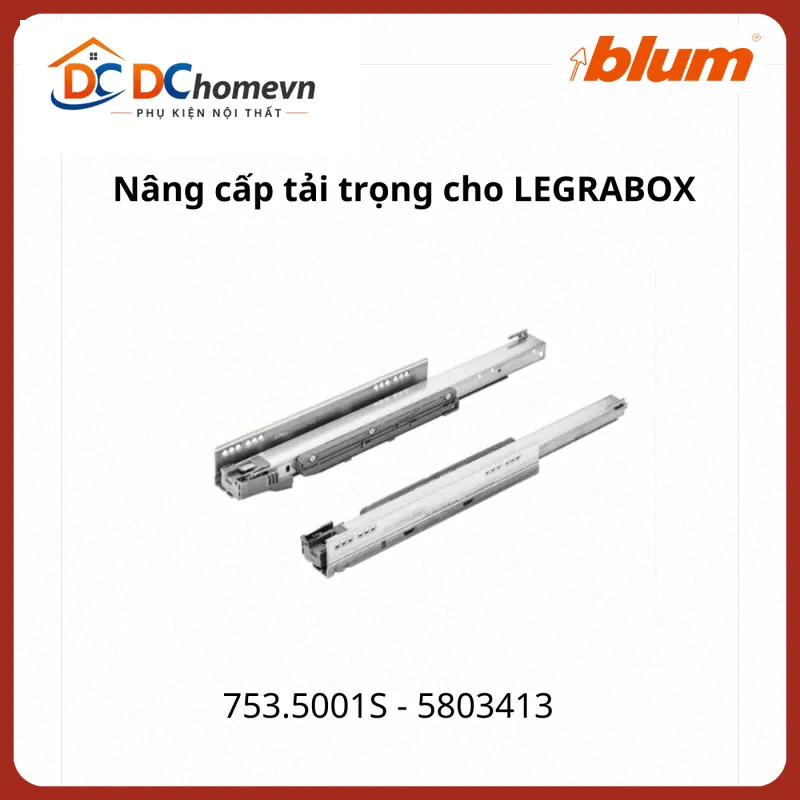 Ray giảm chấn Blum 753.5001S 5803413