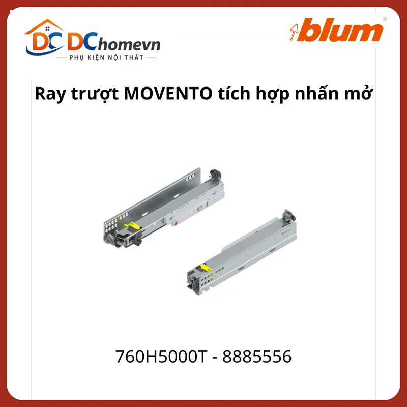 Ray trượt Blum MOVENTO 760H5000T 8885556, 40kg