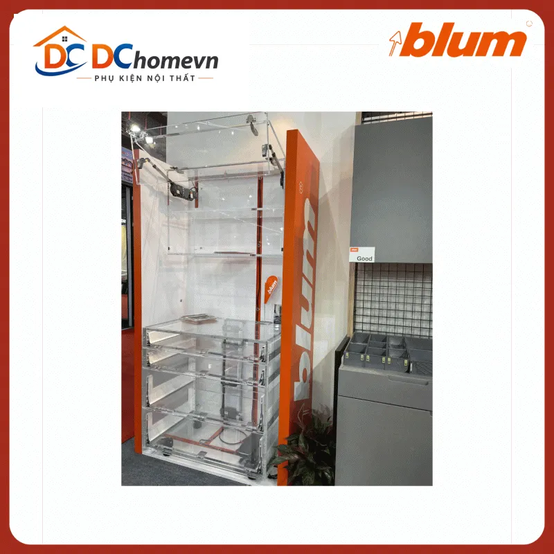 Tay nâng điện Blum AVENTOS HF Màu Trắng 372.94.041