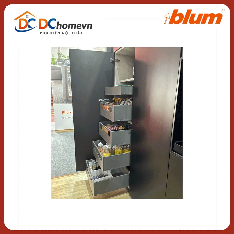 Tủ thực phẩm SPACE TOWER LEGRABOX Blum 6038269 Xám