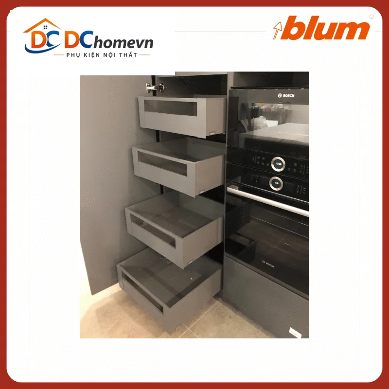 Tủ thực phẩm SPACE TOWER LEGRABOX Blum 6038269 Xám