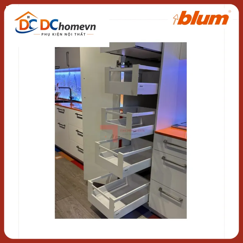 Tủ thực phẩm SPACE TOWER TANDEMBOX Y3 Blum 6600253 trắng