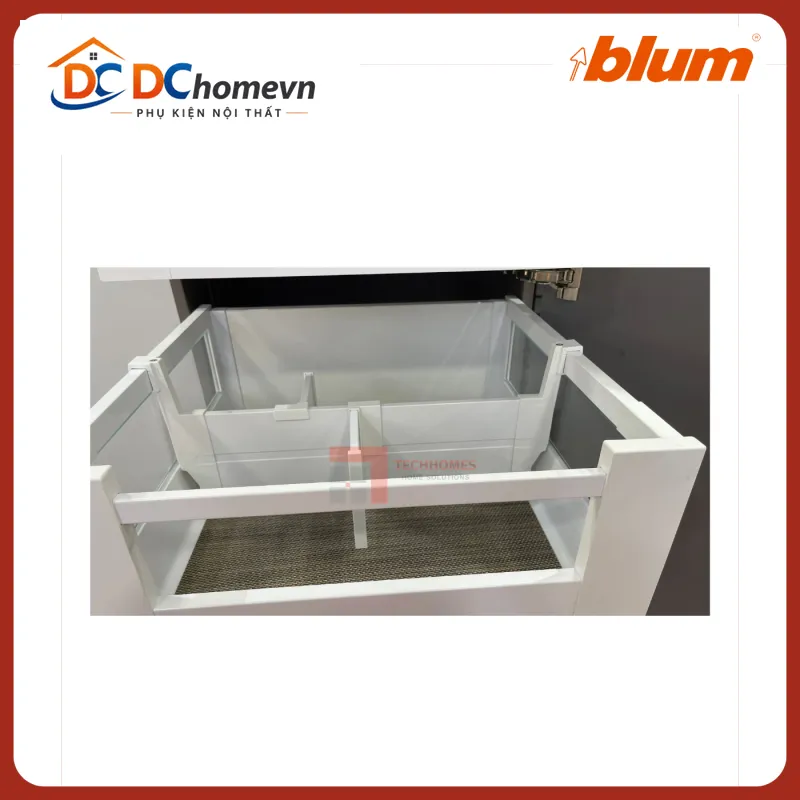 Tủ thực phẩm SPACE TOWER TANDEMBOX Y3 Blum 6600253 trắng