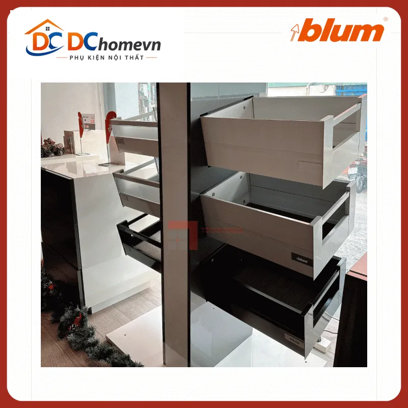 Tủ thực phẩm SPACE TOWER TANDEMBOX Y6 Blum 5194287 xám